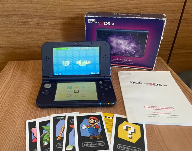 New Nintendo 3DS XL Galaxy Style + Caixa Original (Envio OlxPay)