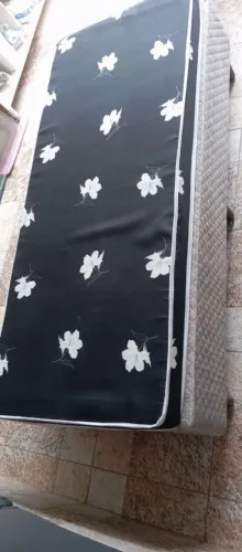 CAMA BOX SOLTEIRO COM COLCHÃO