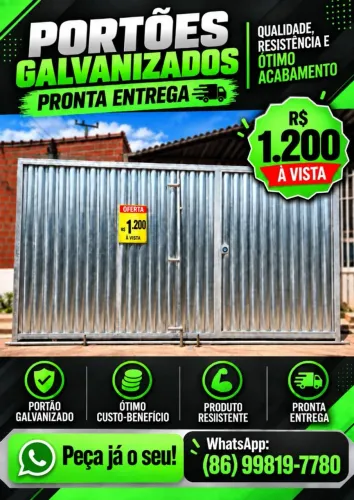 Portões em promoção