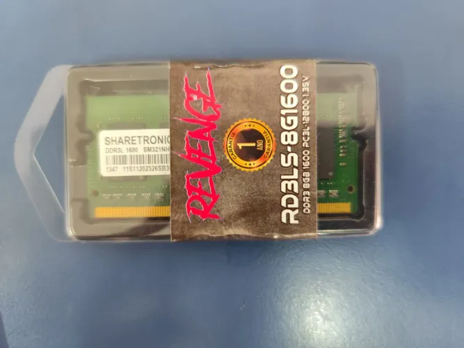 Memória ram DDR3L 4GB para notebook Revenge