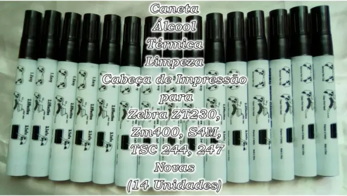 Canetas para Limpeza de Cabeças de Impressoras