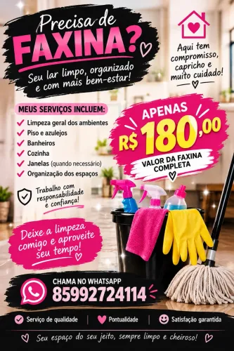 Faço faxina