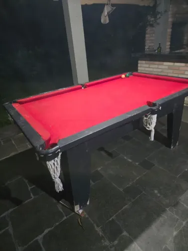 Mesa de Sinuca Profissional em Ardósia 1,90 x 1,00 m Completa