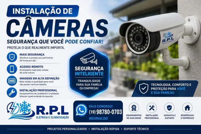 Instalação de câmera 