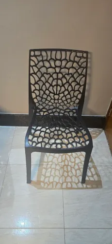 Cadeiras Gruvyer Preta p/ Cozinha/ Sala de Jantar/Varanda