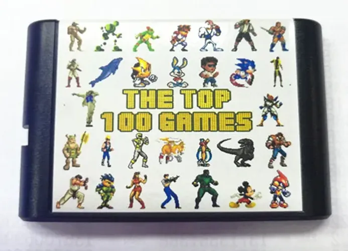 Cartucho mega drive de 126 jogos - seleção dis melhores