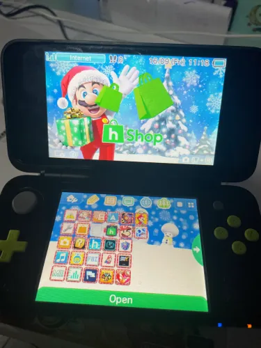Nintendo new 2ds xl desbloqueado + jogo físico