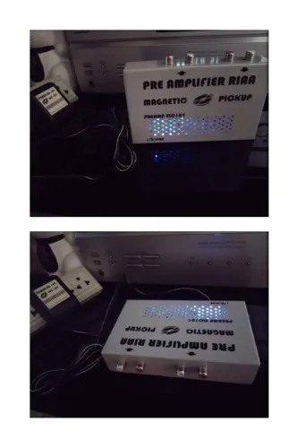 Pré amplificador de Phono marca ER PIRES - para usar o toca discos na entrada AUX