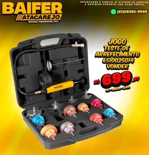 Jogo Teste de Arrefecimento 6510025014 Vonder