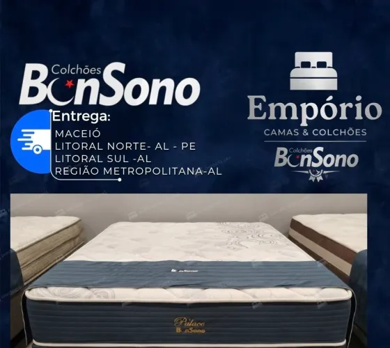 Colchão queen palace bonsono molas pocket ensacadas itens novos de fabrica pronta entrega