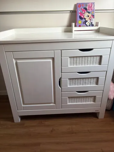 Berço cômoda Quarto bebê tulipa baby