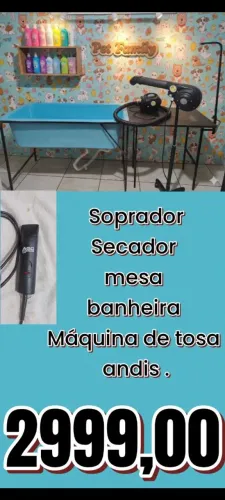 Equipamentos para Banho e tosa