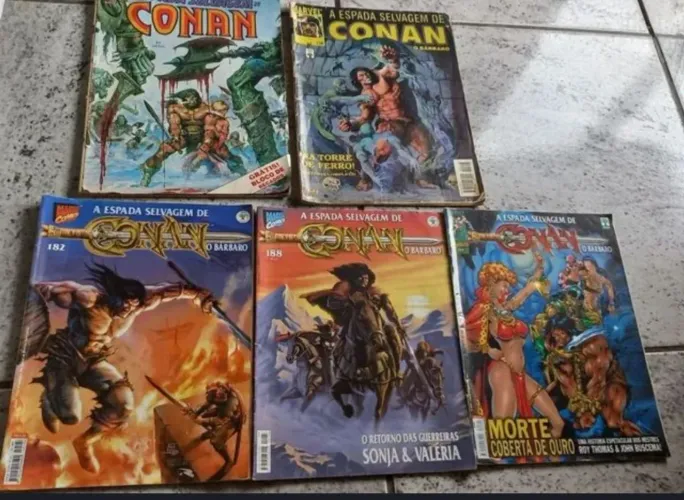A espada selvagem de Conam revista gibi revistinha HQ quadrinhos preço unitário antigo