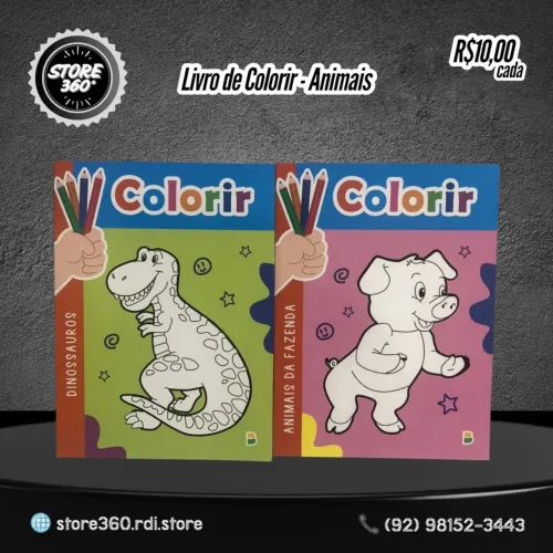 Livro de Colorir - Animais
