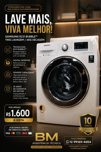 Máquina Lave Seca semi nova