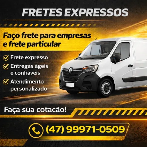 Frete, entregas e mudanças 