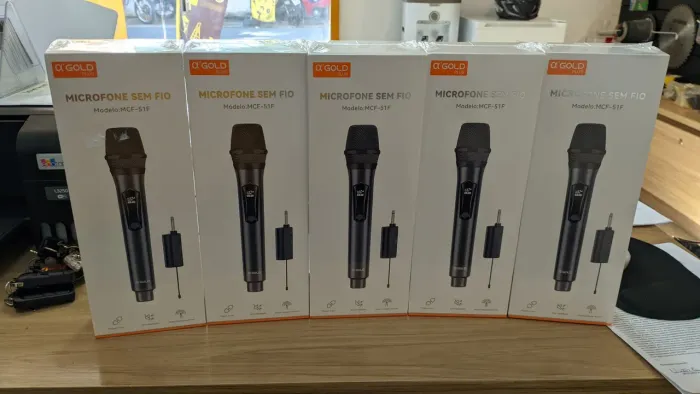 Microfone sem fio individual a'Gold MCF 51-F