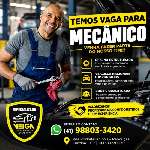 Vagas para Mecânicos