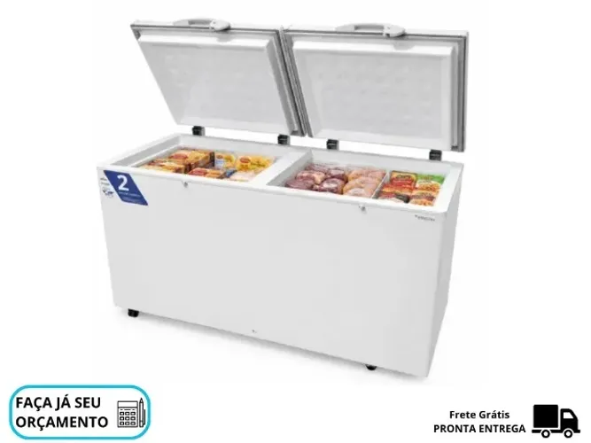 Congelador Horizontal 2 Portas 503L Fricon