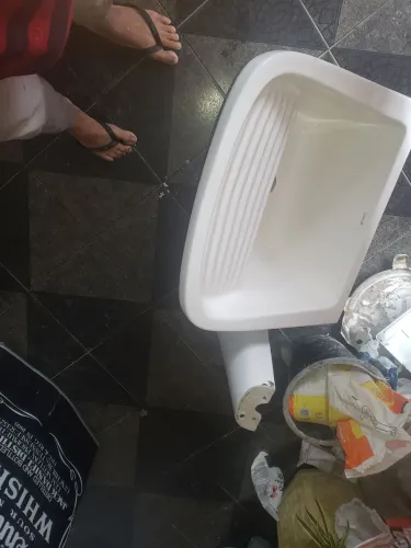 Tanque lavatório celite