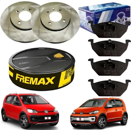 Kit Disco Pastilha Freio Dianteiro Fremax, Up Tsi 1.0