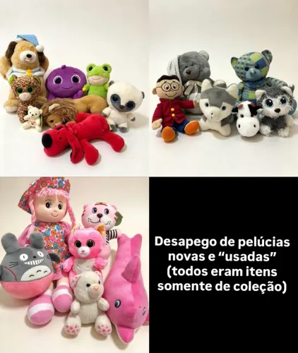 Lote de 20 pelúcias