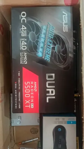 Placa de vídeo A sustentação rx5500xt 4gb Evo Edition