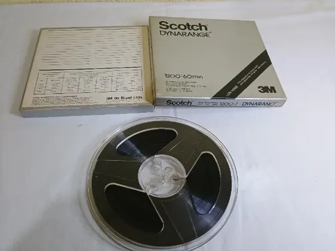 Fita Scotch 7 polegadas para Gravadores de Rolo Praticamente nova