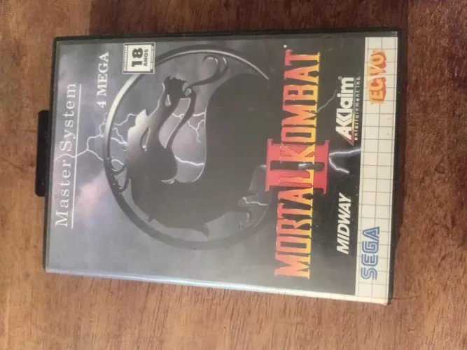 Cartucho Master System Mortal Kombat 2