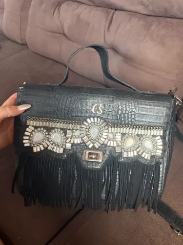 Bolsa Carmen Steffens em couro legítimo