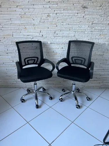 Cadeira de Escritório em Tela | Simples e Moderna | R$ 190 UNIDADE