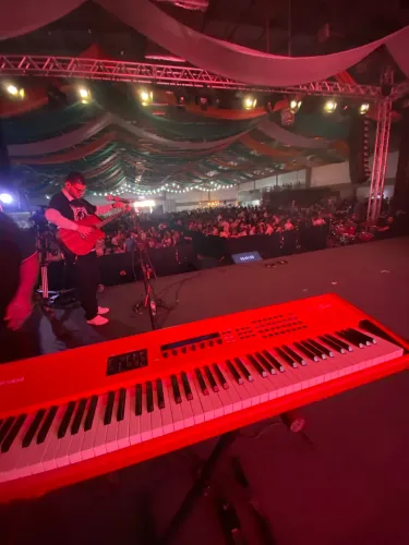 Piano S80 yamaha 88 teclas vermelho