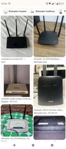 Roteador usado