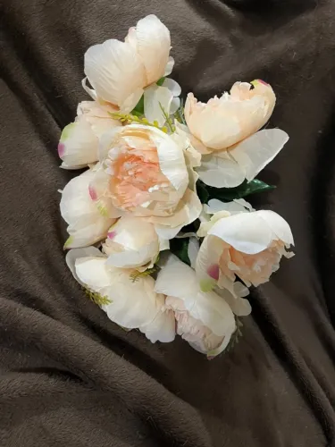 Flores artificiais de decoração