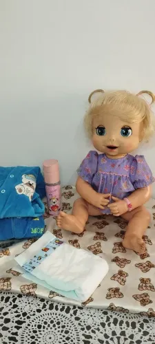 Baby alive Linda surpresa roxa 