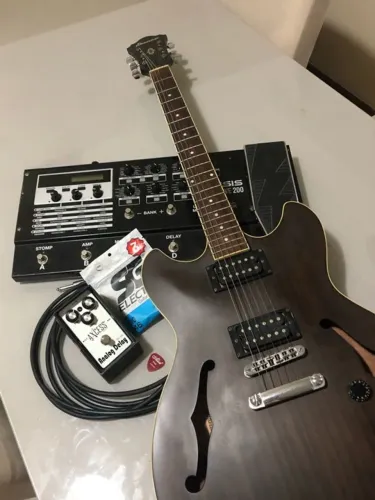 Guitarra Ibanez As53 Tkf Semi Acustica + Pedaleira + Cabo