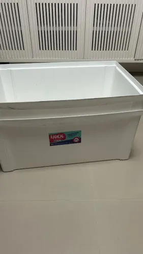 caixas e cesto organizador 
