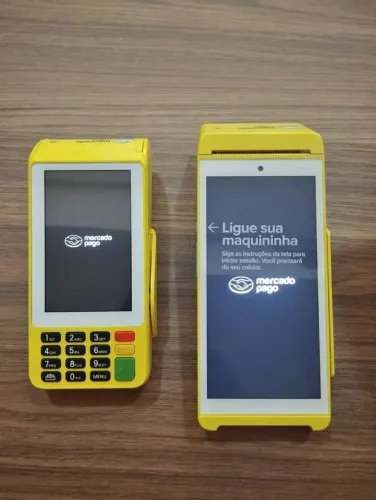 Maquininha de cartão mercado pago a pronta entrega novo com 3 anos de garantia