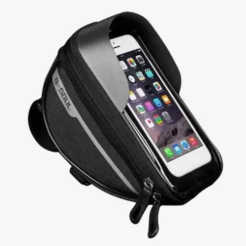 Bolsa Guidão Bicicleta Com Case Impermeável Suporte para Celular Bike z1552 aW