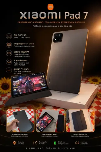 Tablet gamer Mi pad 7 128/16.