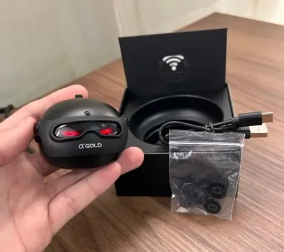 Fone De Ouvido Gamer Tws Fn-B48 Bluetooth 5.4 Tipo-c Preto - AGOLD