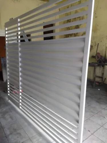 Portão 100% galvanizado 