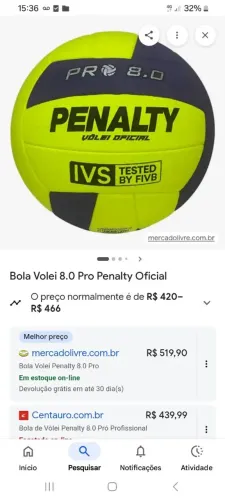 Bola de vôlei penalty pro 8.0