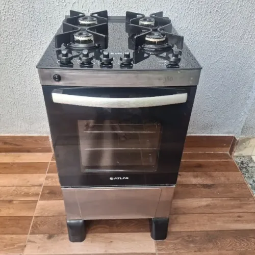 Fogão Atlas 4 bocas Agile Glass