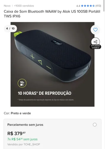 Caixa de som original 