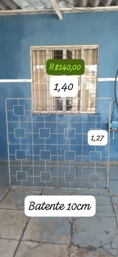 Grades de ferro,medidas nas fotos pacote