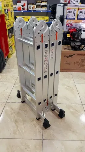 Escada Articulada Alumínio 4x3 3.6m Titanium (Nova)