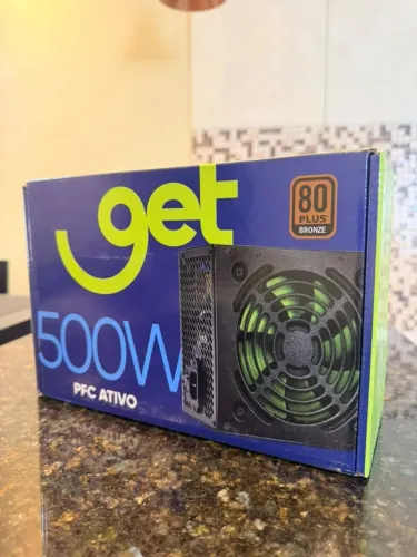 Fonte Real 500Watts 80Plus Pfc Ativo Lacrada