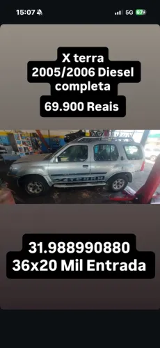 Nissan Xterra SE 4X4 2.8 132/140cv TB Int.dies. 2006
