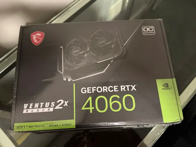Placa de Vídeo MSI GeForce RTX 4060 Ventus 2X Black OC Edition 8GB - Nova Lacrada